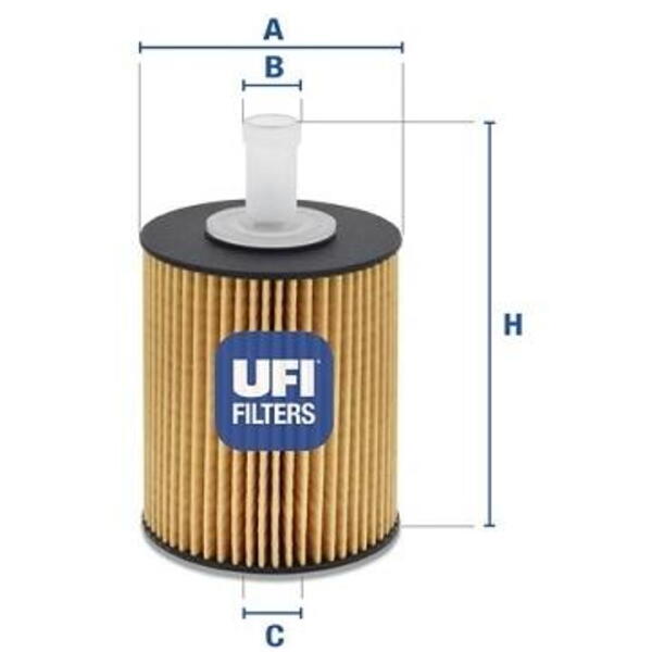 Olejový filtr UFI 25.077.00