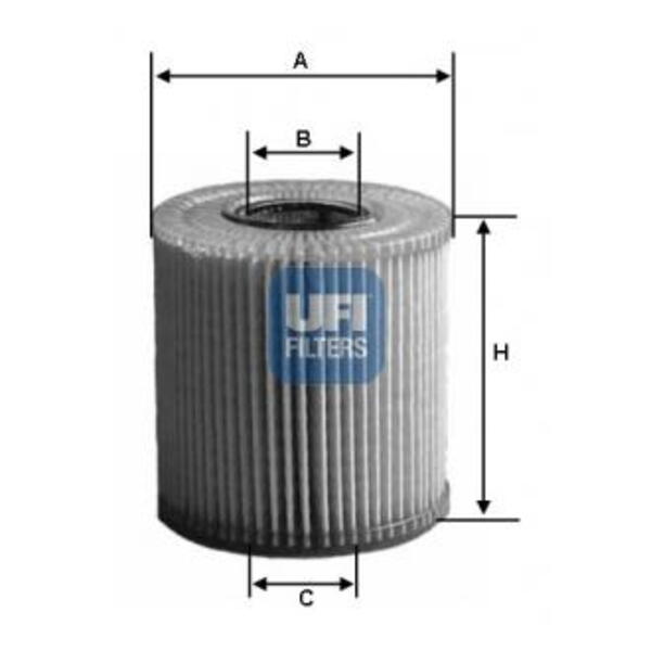 Olejový filtr UFI 25.091.00