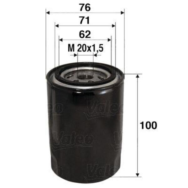Olejový filtr VALEO 586012
