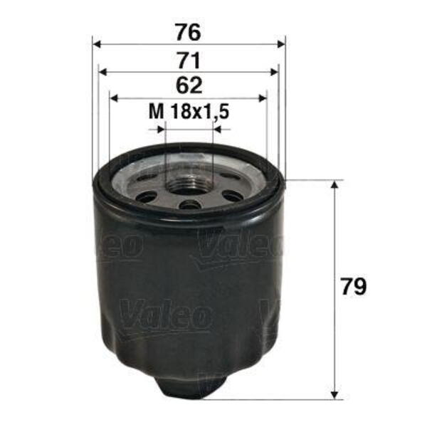 Olejový filtr VALEO 586072