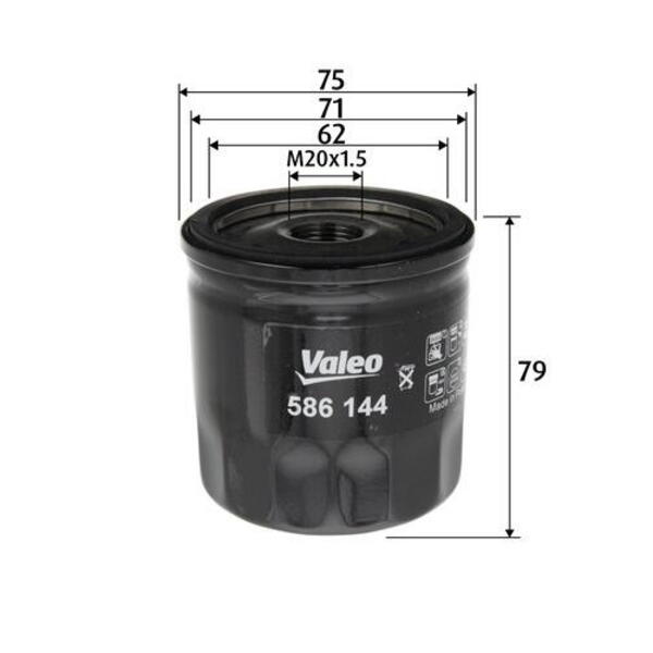 Olejový filtr VALEO 586144