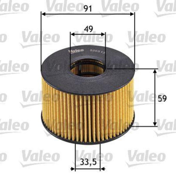 Olejový filtr VALEO 586513