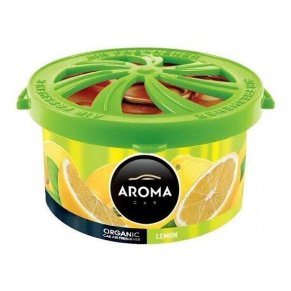 Osvěžovač AROMA CAR ORGANIC 40g, Vůně LEMON  amFAL970