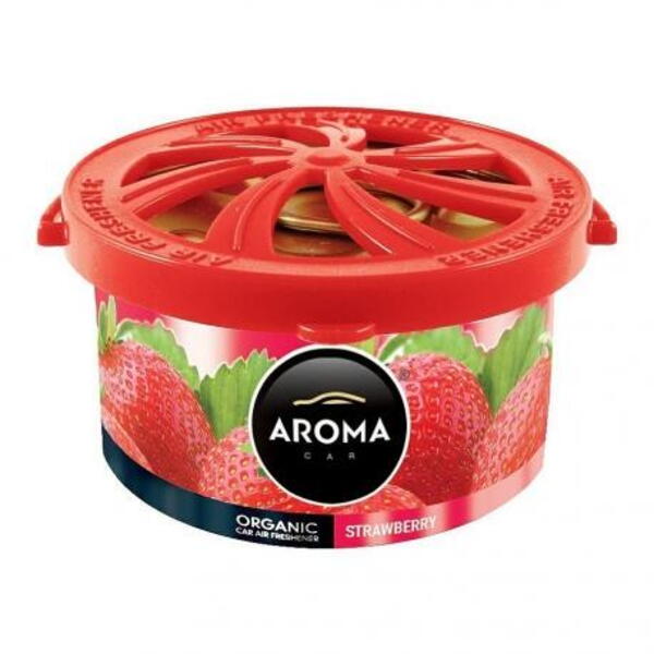 Osvěžovač AROMA CAR ORGANIC 40g, Vůně STRAWBERRY  amFAL918