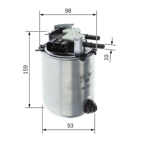 Palivový filtr BOSCH F 026 402 288