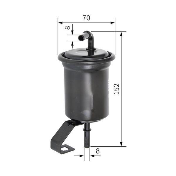 Palivový filtr BOSCH F 026 403 756