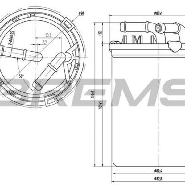 Palivový filtr BREMSI FE0043