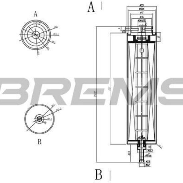 Palivový filtr BREMSI FE0051