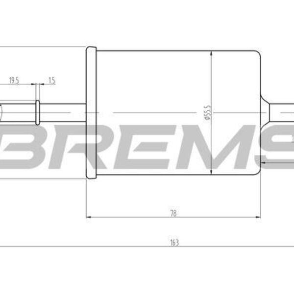 Palivový filtr BREMSI FE0062