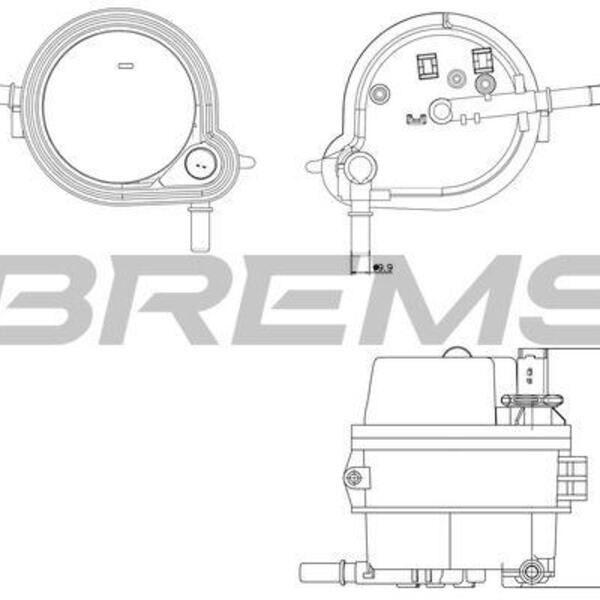 Palivový filtr BREMSI FE0160