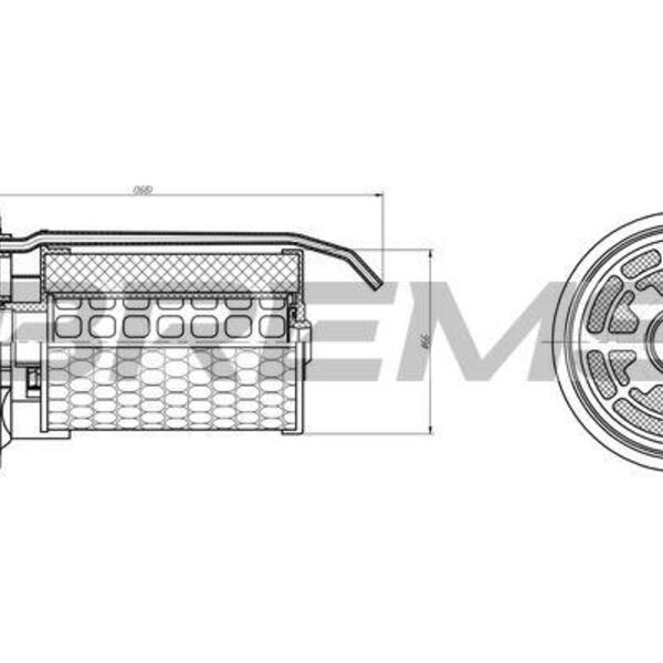 Palivový filtr BREMSI FE0363