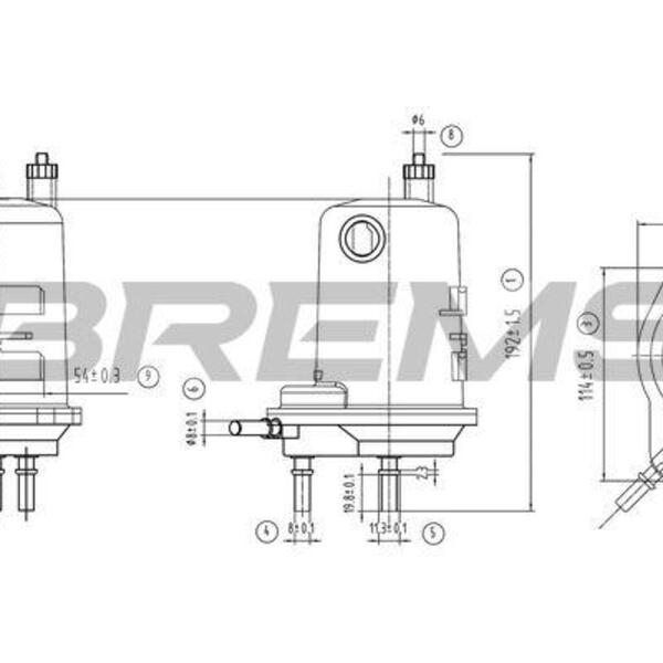Palivový filtr BREMSI FE0786