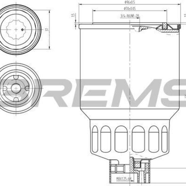 Palivový filtr BREMSI FE0838
