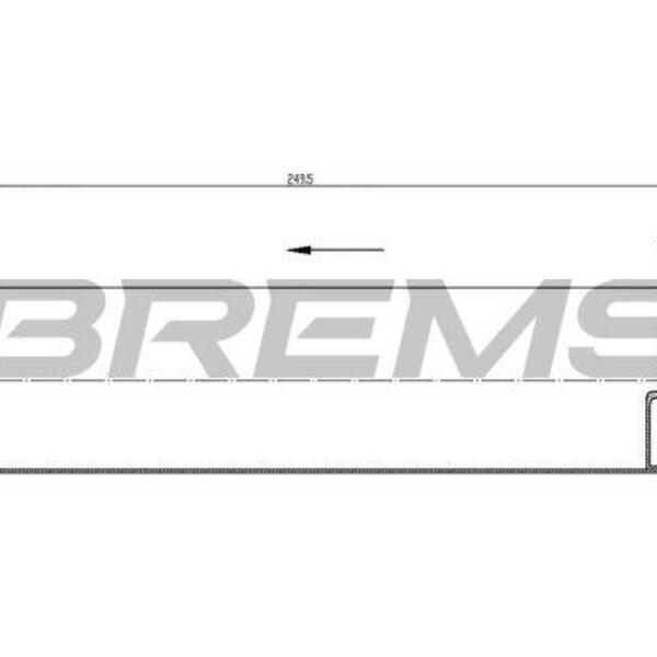 Palivový filtr BREMSI FE1017