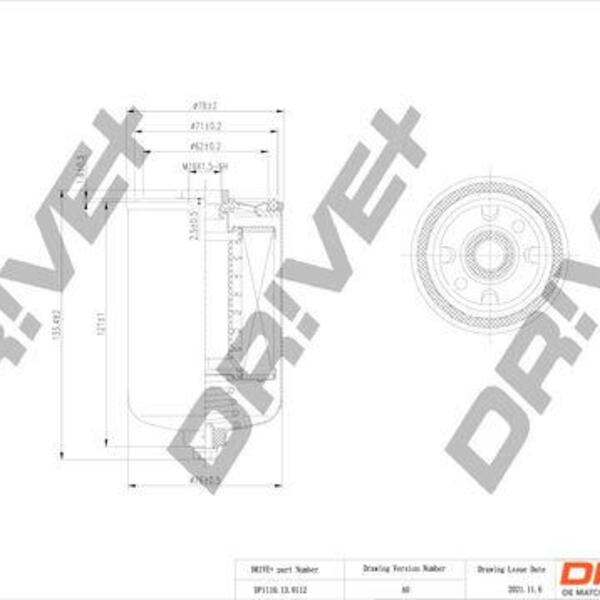 Palivový filtr DRIVE DP1110.13.0112