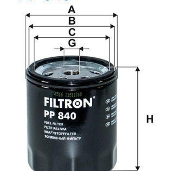 Palivový filtr FILTRON PP 840