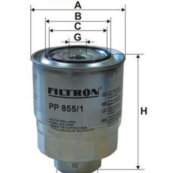 Palivový filtr FILTRON PP 855/1