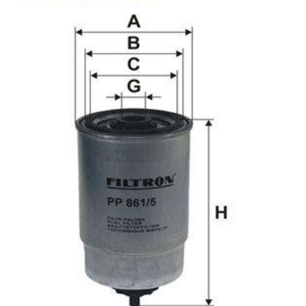 Palivový filtr FILTRON PP 861/5