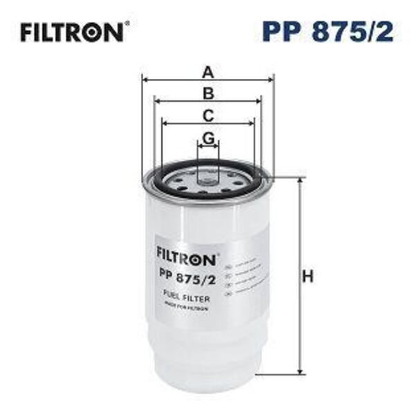 Palivový filtr FILTRON PP 875/2