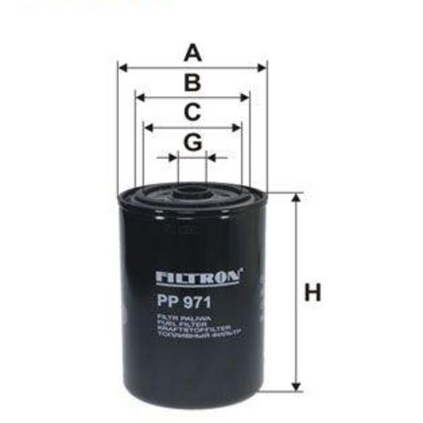 Palivový filtr FILTRON PP 971