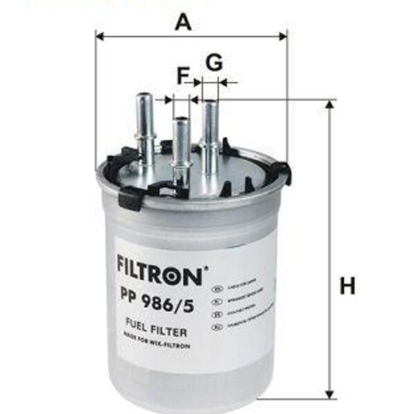 Palivový filtr FILTRON PP 986/5