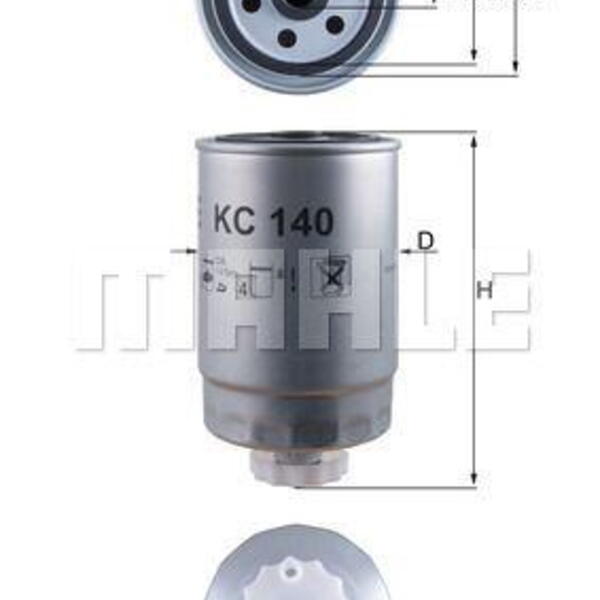 Palivový filtr KNECHT KC 140