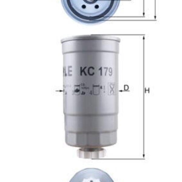 Palivový filtr KNECHT KC 179