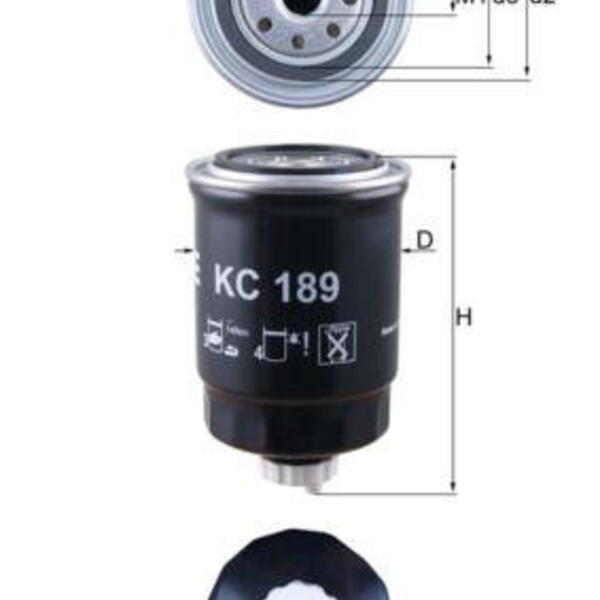 Palivový filtr KNECHT KC 189