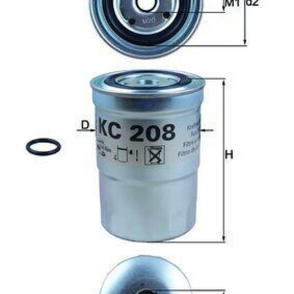 Palivový filtr KNECHT KC 208