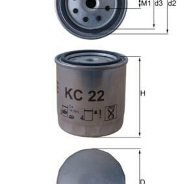 Palivový filtr KNECHT KC 22