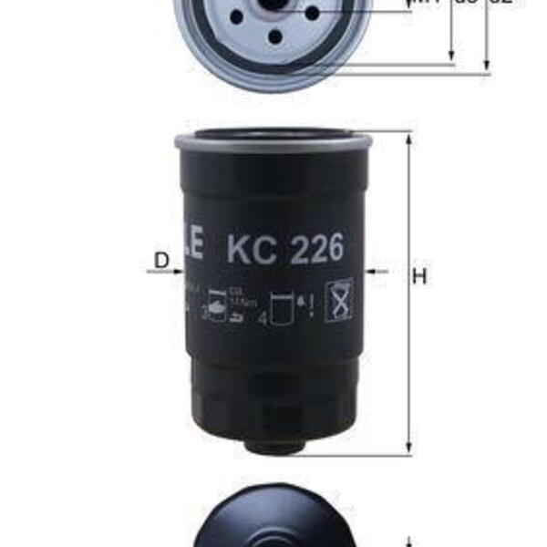 Palivový filtr KNECHT KC 226