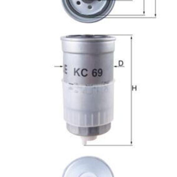 Palivový filtr KNECHT KC 69