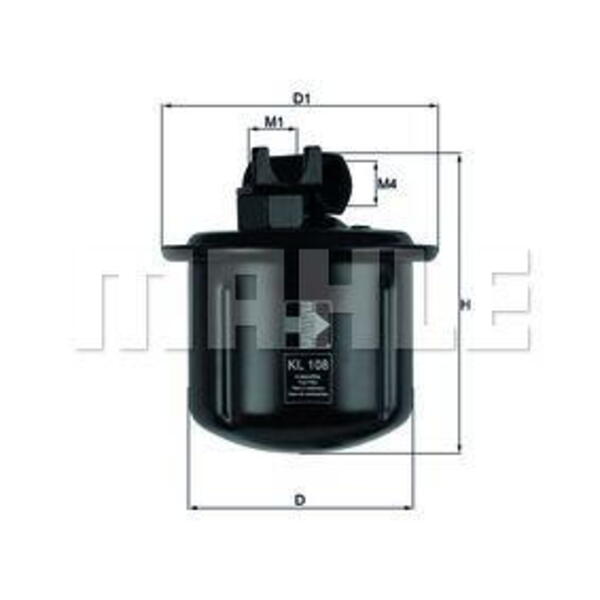 Palivový filtr KNECHT KL 108