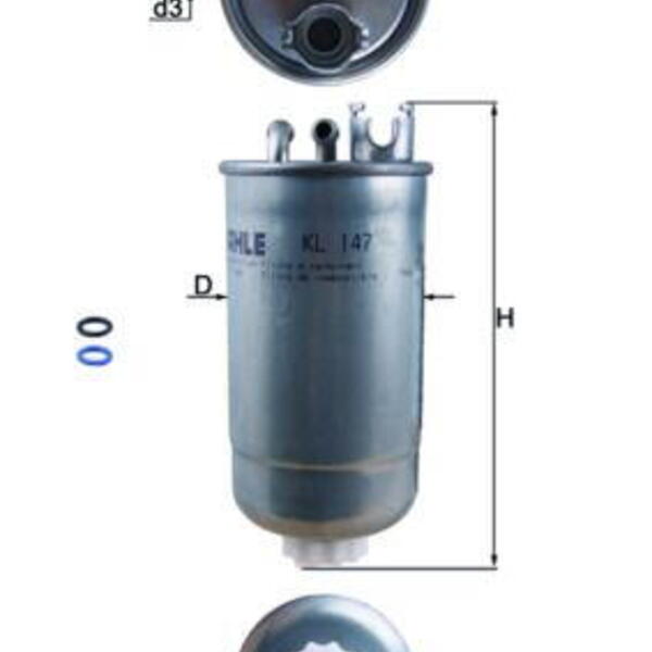 Palivový filtr KNECHT KL 147D