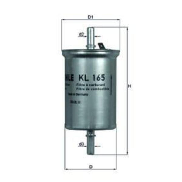 Palivový filtr KNECHT KL 165