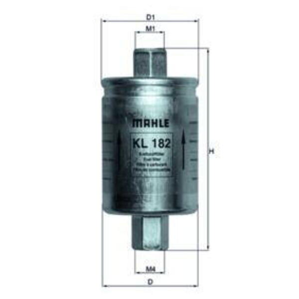 Palivový filtr KNECHT KL 182
