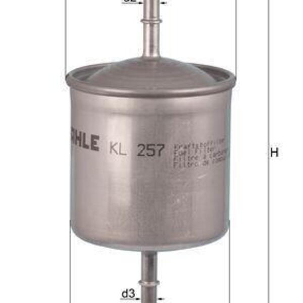 Palivový filtr KNECHT KL 257