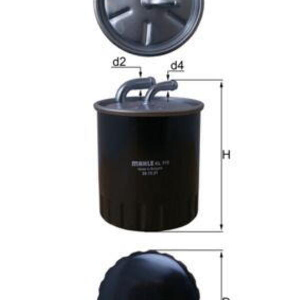 Palivový filtr KNECHT KL 313