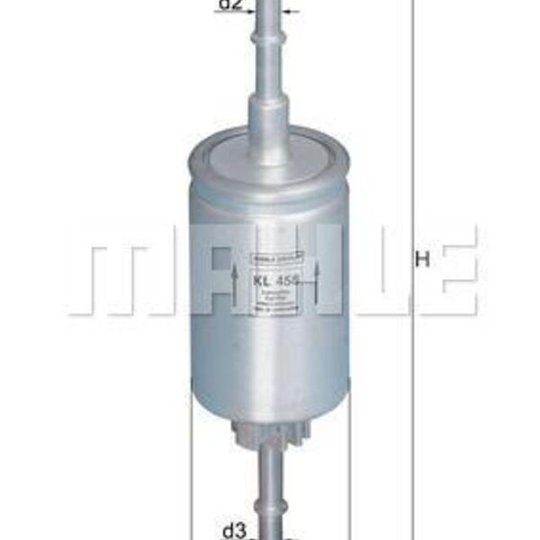 Palivový filtr KNECHT KL 458