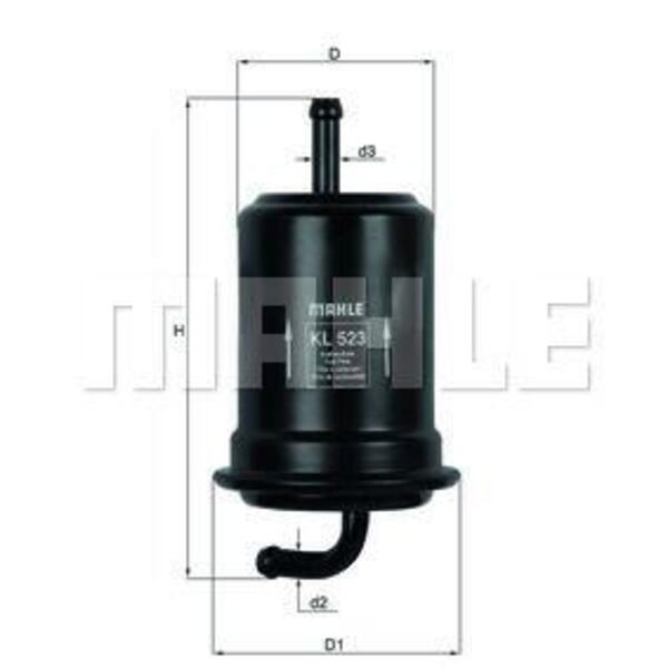 Palivový filtr KNECHT KL 523