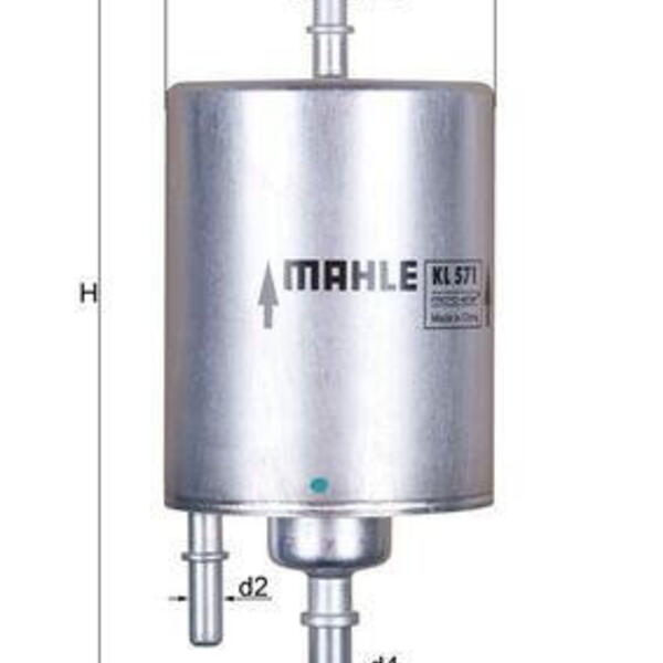 Palivový filtr KNECHT KL 571