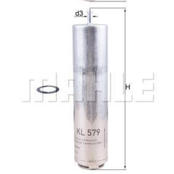 Palivový filtr KNECHT KL 579D