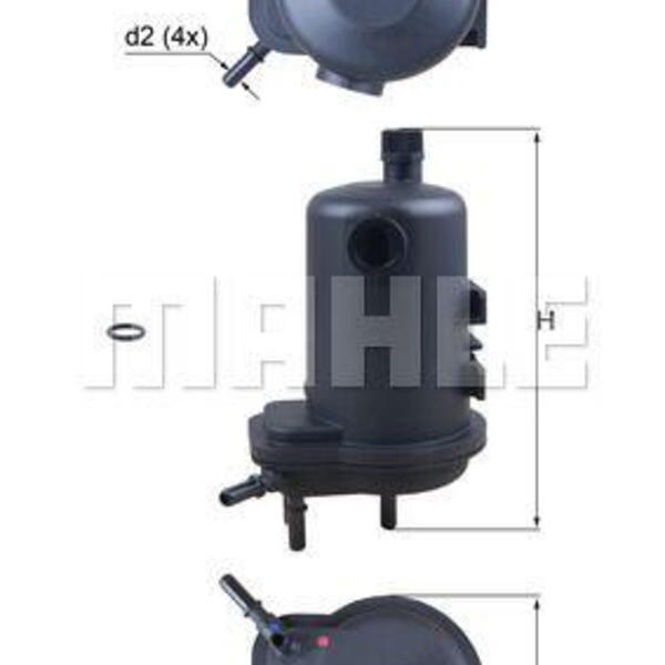 Palivový filtr KNECHT KL 633D