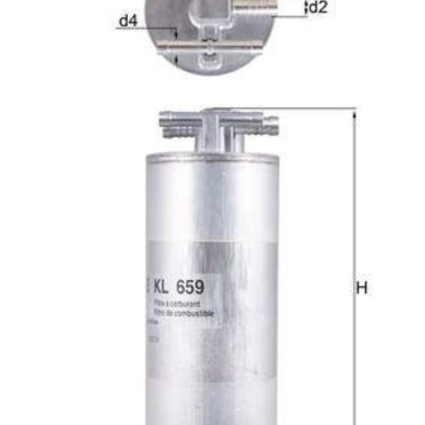 Palivový filtr KNECHT KL 659