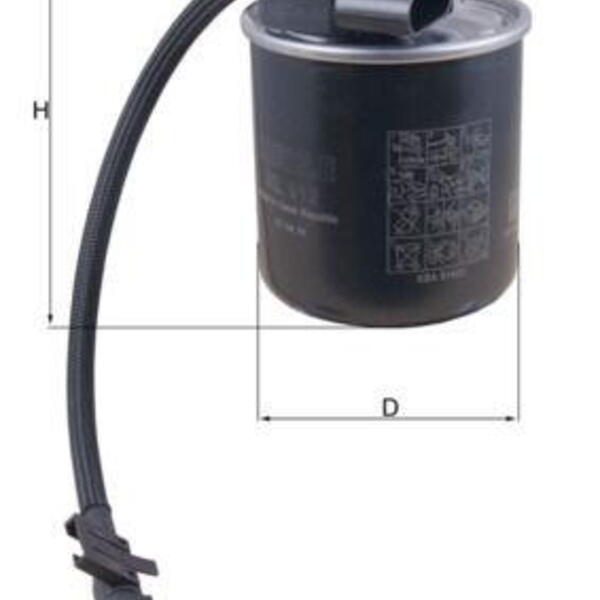 Palivový filtr KNECHT KL 912