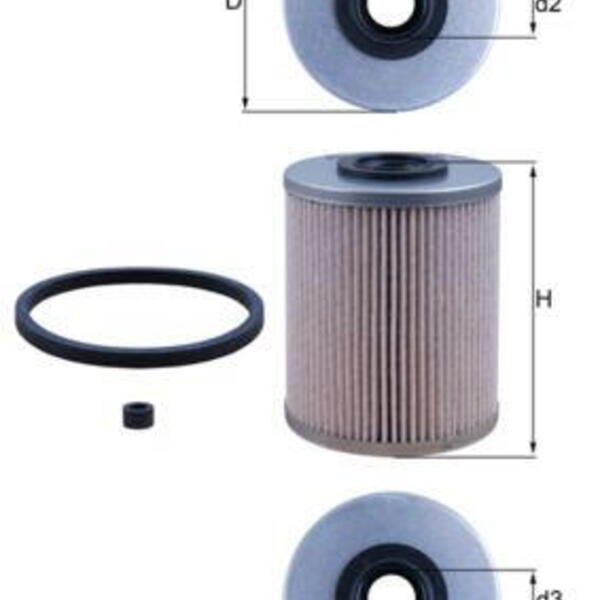 Palivový filtr KNECHT KX 206D