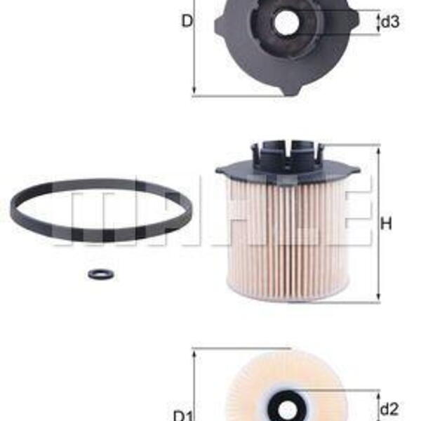 Palivový filtr KNECHT KX 265D