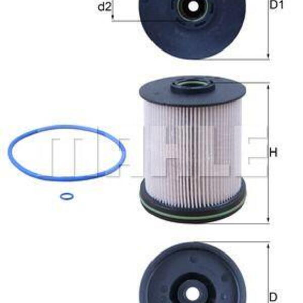 Palivový filtr KNECHT KX 491/1D