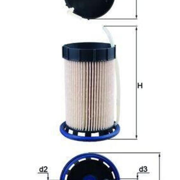 Palivový filtr KNECHT KX 492