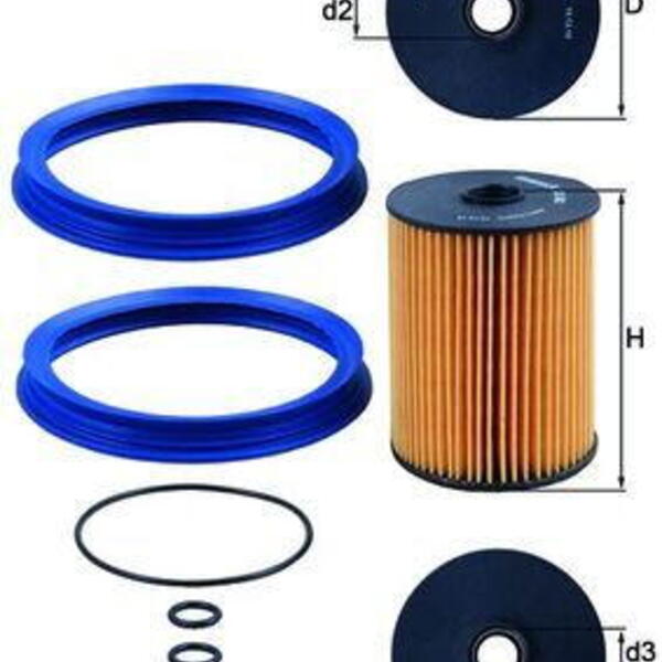 Palivový filtr KNECHT KX 503D